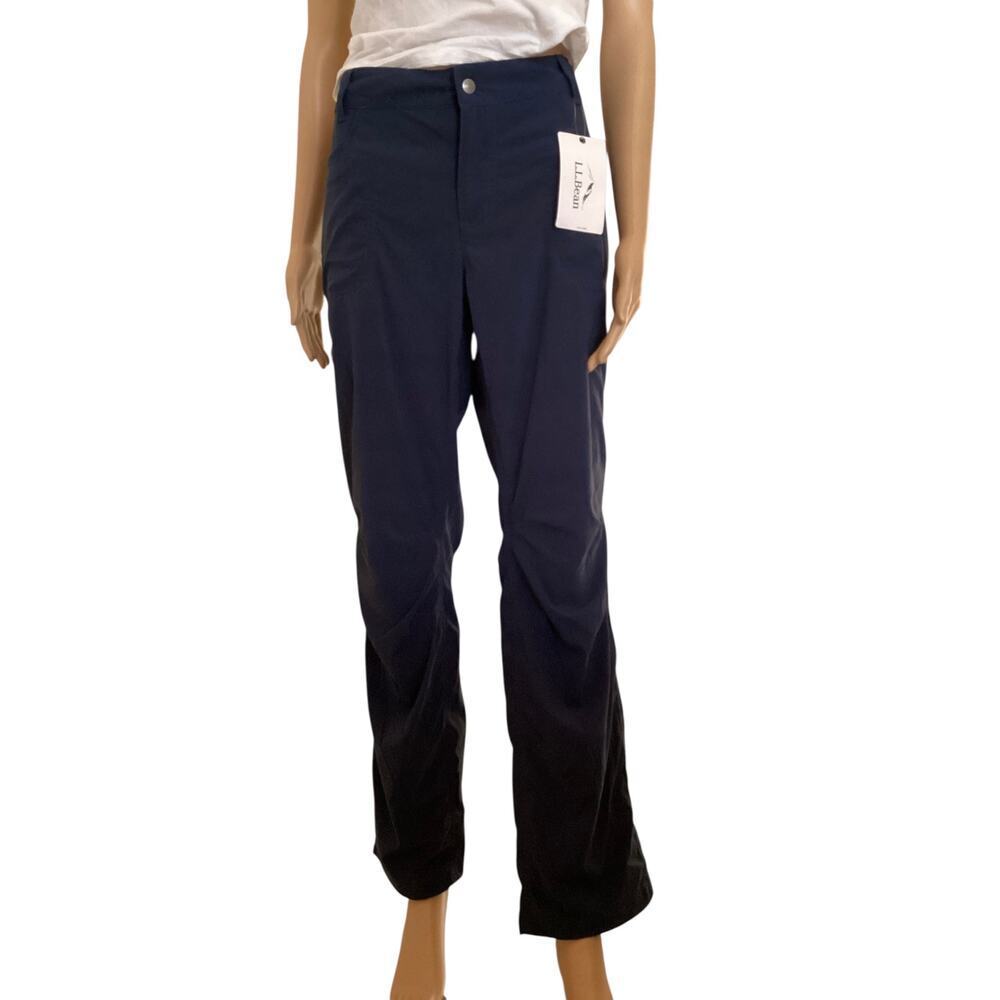L.L.Bean women's straight leg hiking pants size 12 navy